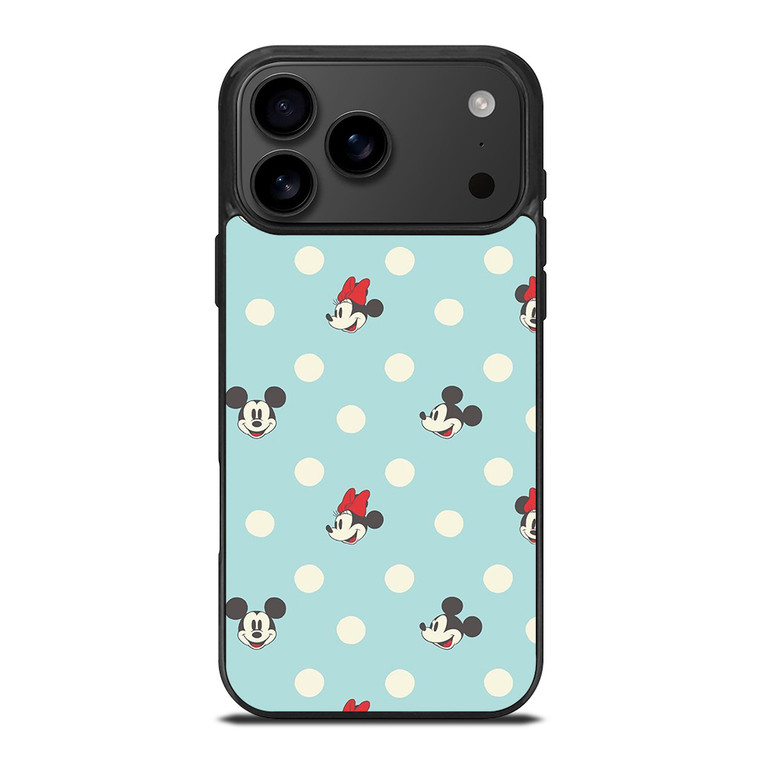 MICKEY AND MINNIE MOUSE DISNEY POLKADOTS iPhone 17 Pro Max Case Cover