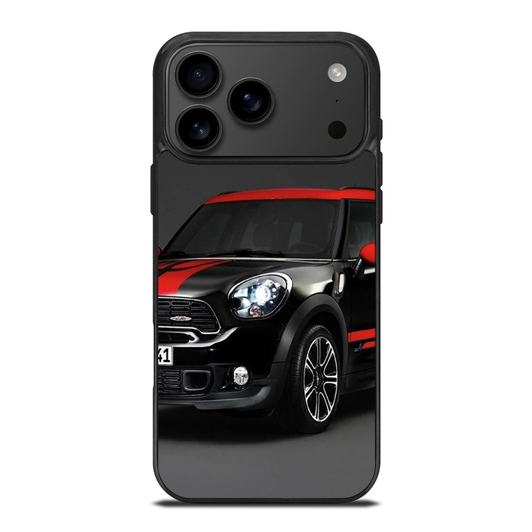 MINI COOPER CAR BLACK iPhone 17 Pro Max Case Cover