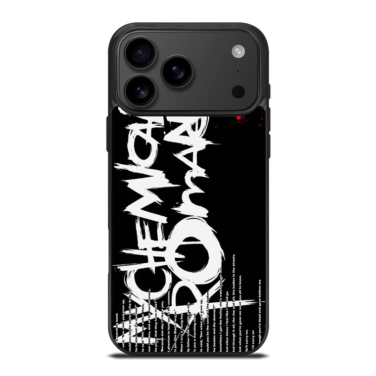 MY CHEMICAL ROMANCE LYRIC iPhone 17 Pro Max Case Cover