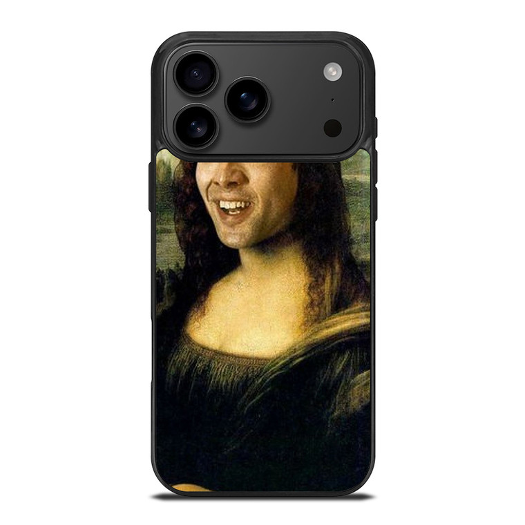 NICOLAS CAGE MONALISA 2 iPhone 17 Pro Max Case Cover
