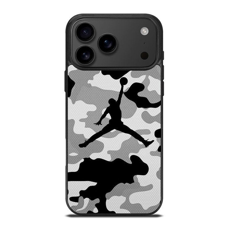 NIKE AIR JORDAN LOGO CAMO iPhone 17 Pro Max Case Cover