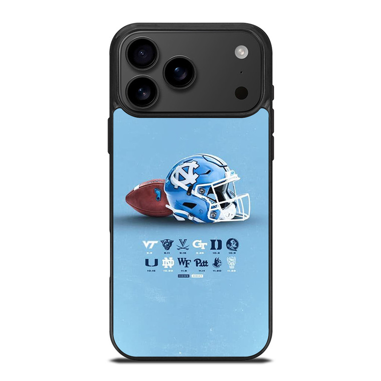 NORTH CAROLINA TAR HEELS LOGO BASKETBALL UNIVERSITY HELMET iPhone 17 Pro Max Case Cover
