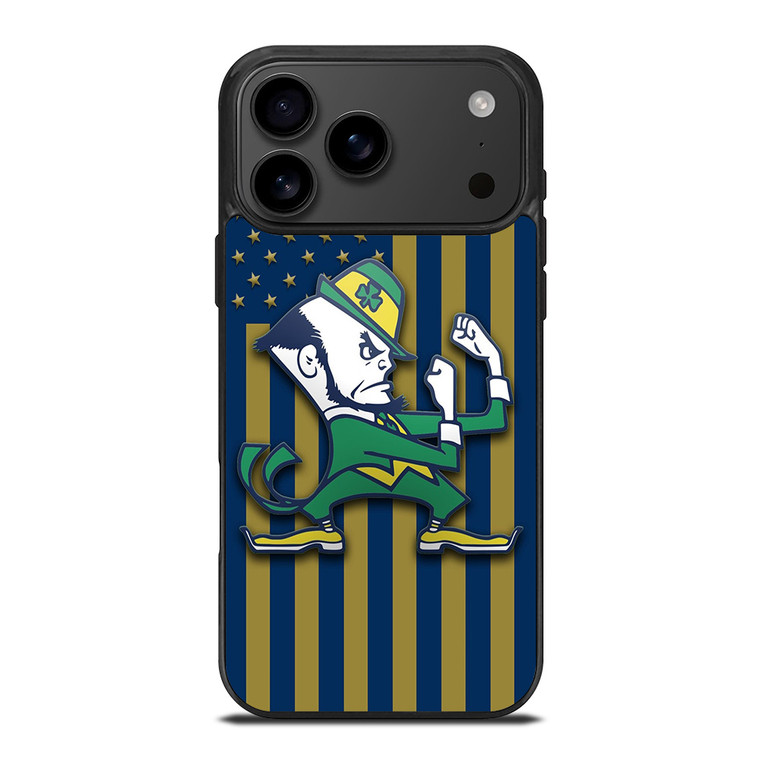 NOTRE DAME FIGHTING IRISH FLAG iPhone 17 Pro Max Case Cover