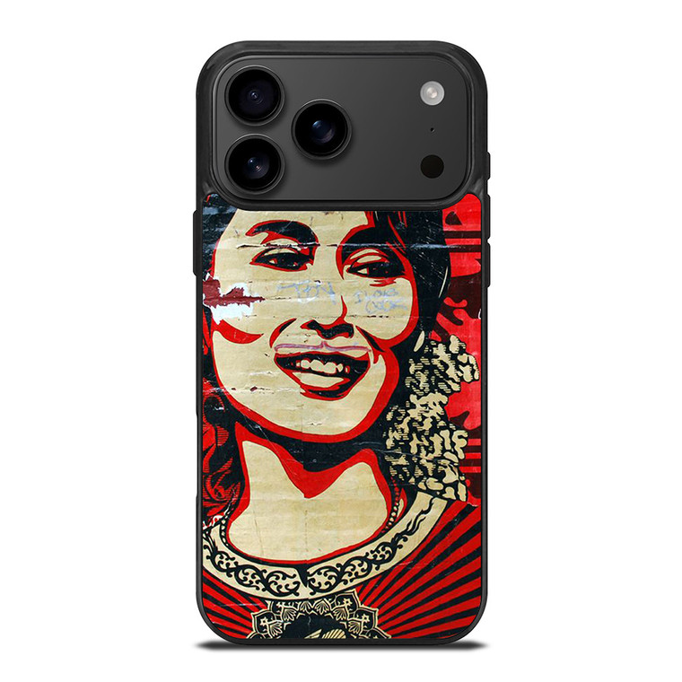OBEY AUNG SAN SUU KYI iPhone 17 Pro Max Case Cover