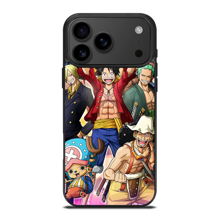 ONE PIECE CHARACTER STRAW HATS iPhone 17 Pro Max Case Cover