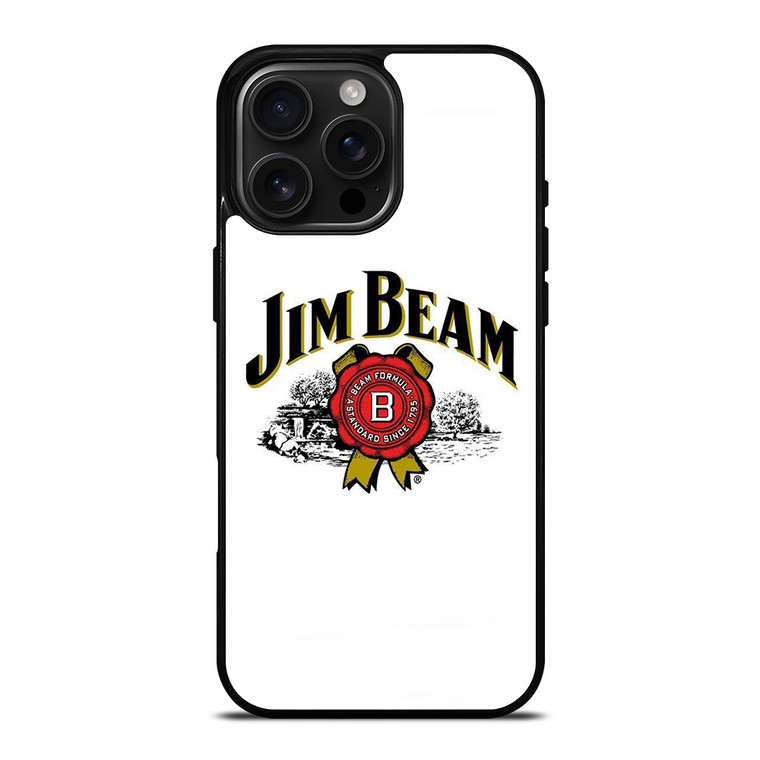 JIM BEAM WHISKEY LOGO WHITE iPhone 16 Pro Max Case Cover JIM BEAM WHISKEY LOGO WHITE iPhone 16 Pro Max Case Cover