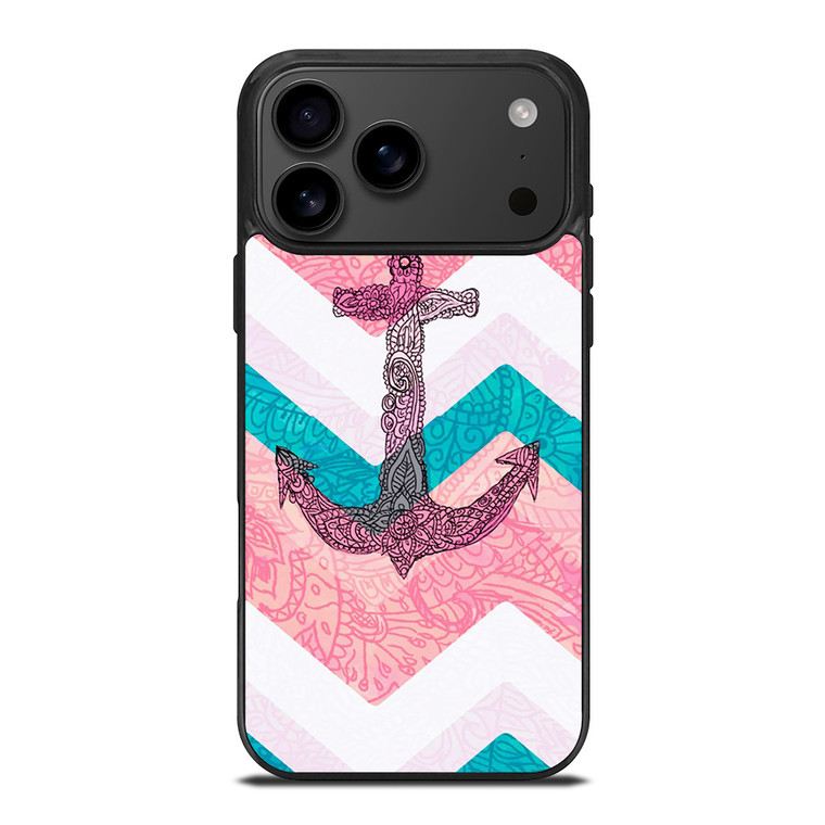 PAISLEY TRIBAL NAUTICAL ANCHOR iPhone 17 Pro Max Case Cover