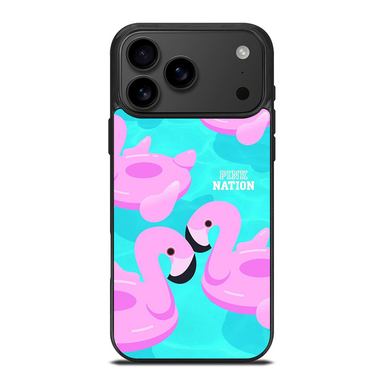 PINK NATION VICTORIA'S SECRET LOGO FLAMENGOS iPhone 17 Pro Max Case Cover