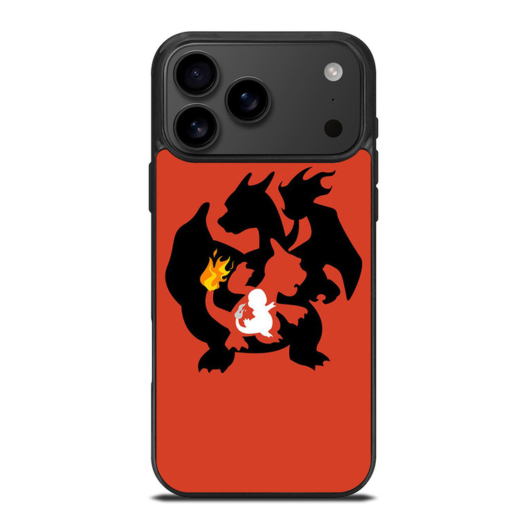POKEMON CHARMANDER CHARMELEON CHARIZARD iPhone 17 Pro Max Case Cover