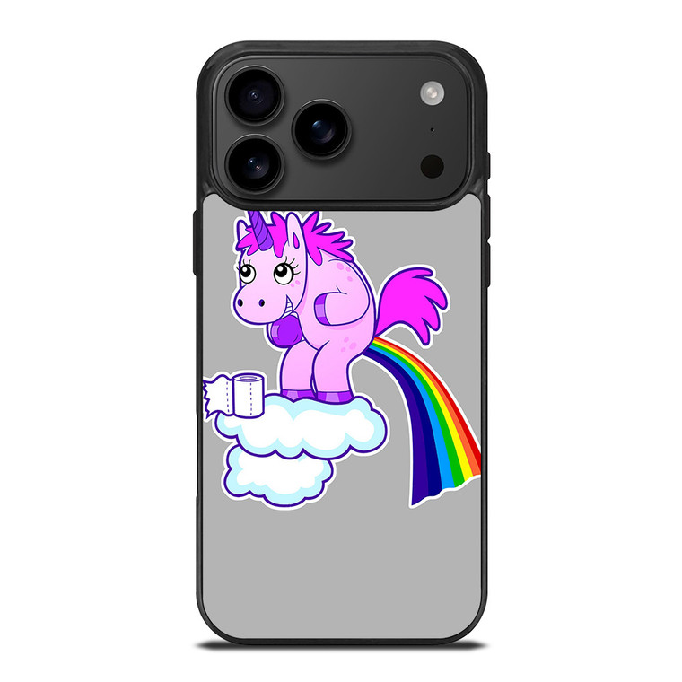 POOPING RAINBOW UNICORN iPhone 17 Pro Max Case Cover POOPING RAINBOW UNICORN iPhone 17 Pro Max Case Cover