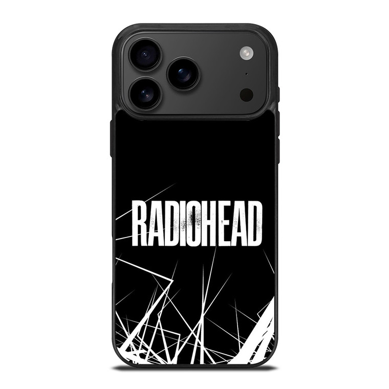 RADIOHEAD ROCK BAND LOGO BLACK iPhone 17 Pro Max Case Cover