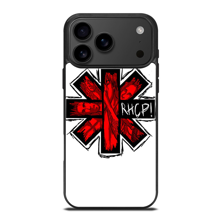 RED HOT CHILI PEPPERS LOGO WHITE iPhone 17 Pro Max Case Cover