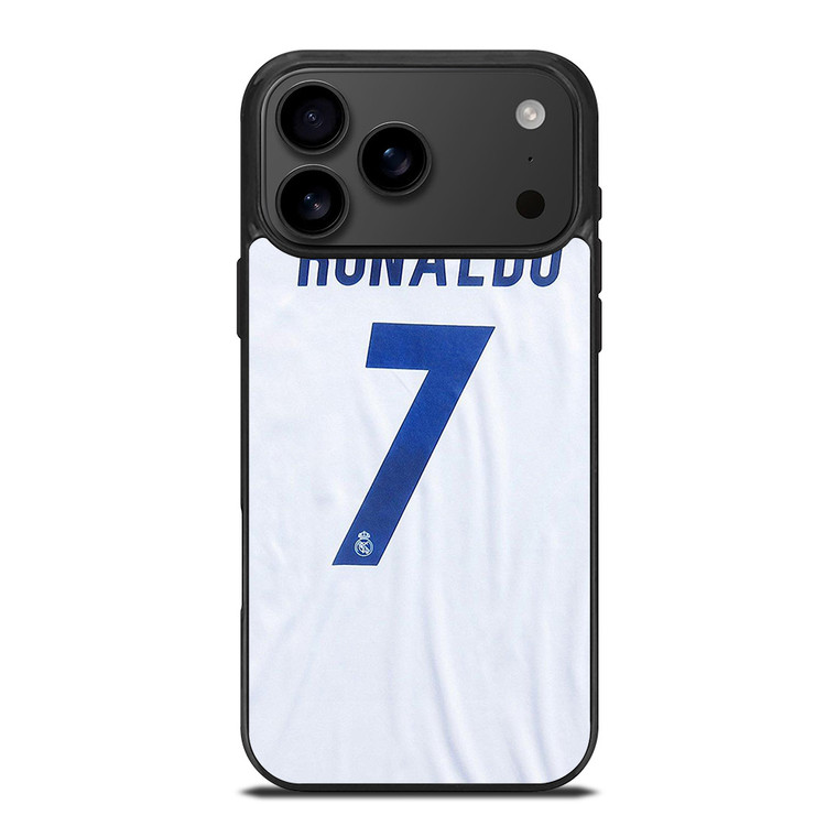 RONALDO CR7 JERSEY REAL MADRID iPhone 17 Pro Max Case Cover RONALDO CR7 JERSEY REAL MADRID iPhone 17 Pro Max Case Cover