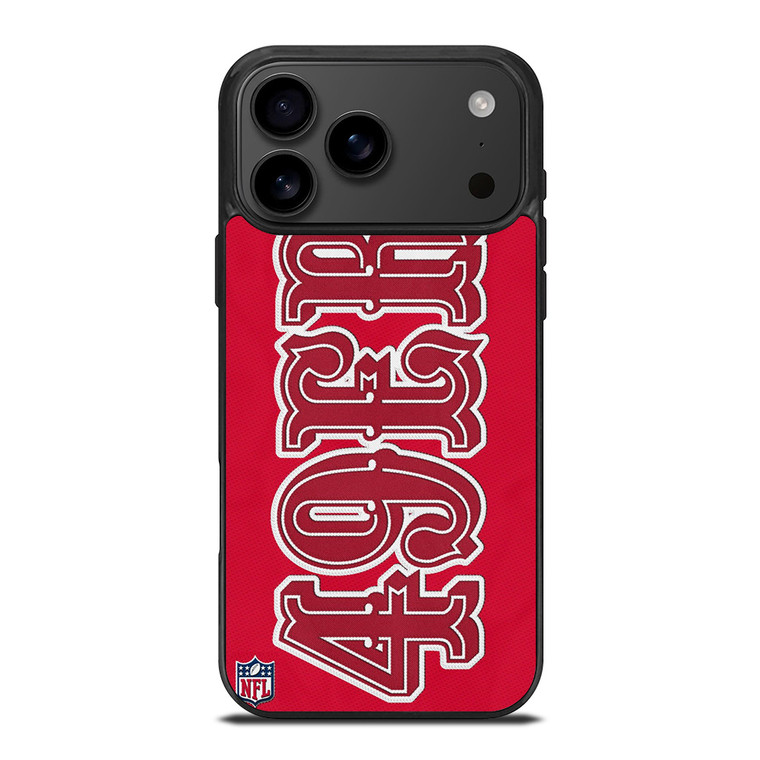SAN FRANCISCO 49ERS FOOTBALL TEAM LOGO iPhone 17 Pro Max Case Cover
