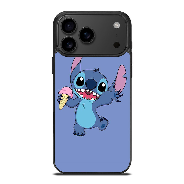 STITCH DISNEY CARTOON ICE CREAM iPhone 17 Pro Max Case Cover