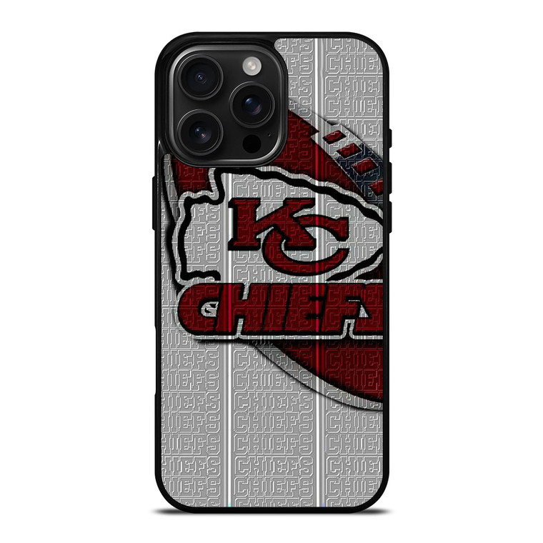 KANSAS CHIEF LOGO FOOTBALL TEAM EMBLEM iPhone 16 Pro Max Case Cover