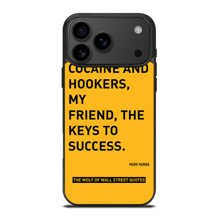 THE WOLF OF WALL STREET QUOTES iPhone 17 Pro Max Case Cover