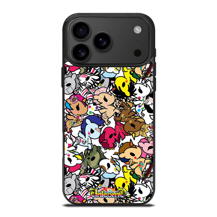 TOKIDOKI UNICORN COLLAGE iPhone 17 Pro Max Case Cover TOKIDOKI UNICORN COLLAGE iPhone 17 Pro Max Case Cover