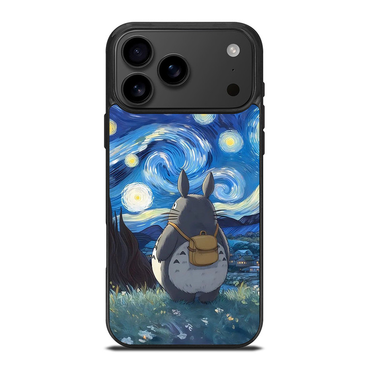 TOTORO MY NEIGHBOR VAN GOGH iPhone 17 Pro Max Case Cover