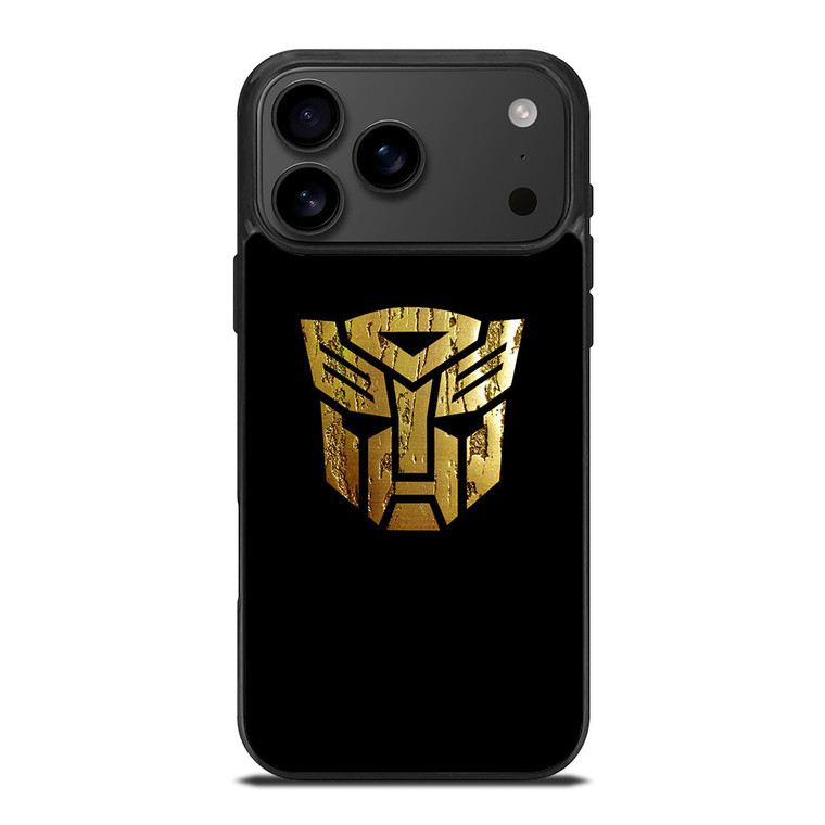 TRANSFORMERS AUTOBOT LOGO GOLD iPhone 17 Pro Max Case Cover