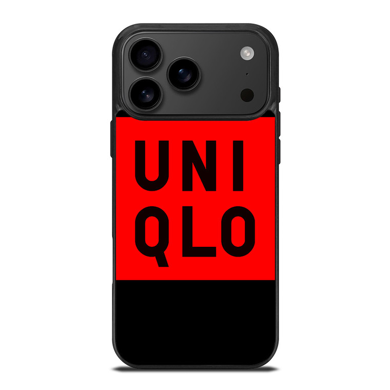 UNIQLO LOGO RED BLACK iPhone 17 Pro Max Case Cover