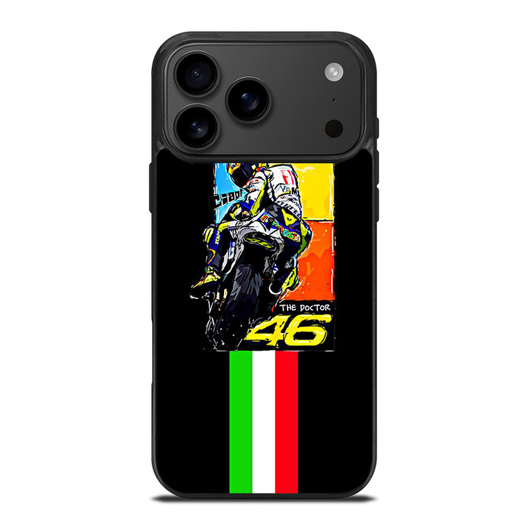 VALENTINO ROSSI THE DOCTOR 46 ITALY iPhone 17 Pro Max Case Cover VALENTINO ROSSI THE DOCTOR 46 ITALY iPhone 17 Pro Max Case Cover