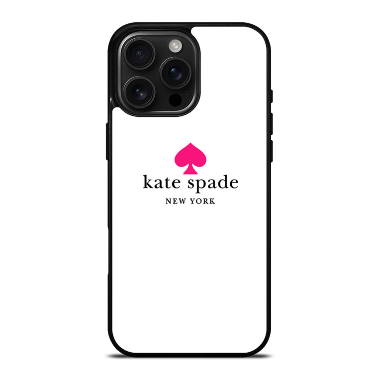 KATE SPADE NEW YORK LOGO PINK ICON iPhone 16 Pro Max Case Cover KATE SPADE NEW YORK LOGO PINK ICON iPhone 16 Pro Max Case Cover