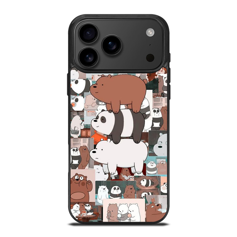WE BARE BEARS COLLAGE iPhone 17 Pro Max Case Cover WE BARE BEARS COLLAGE iPhone 17 Pro Max Case Cover
