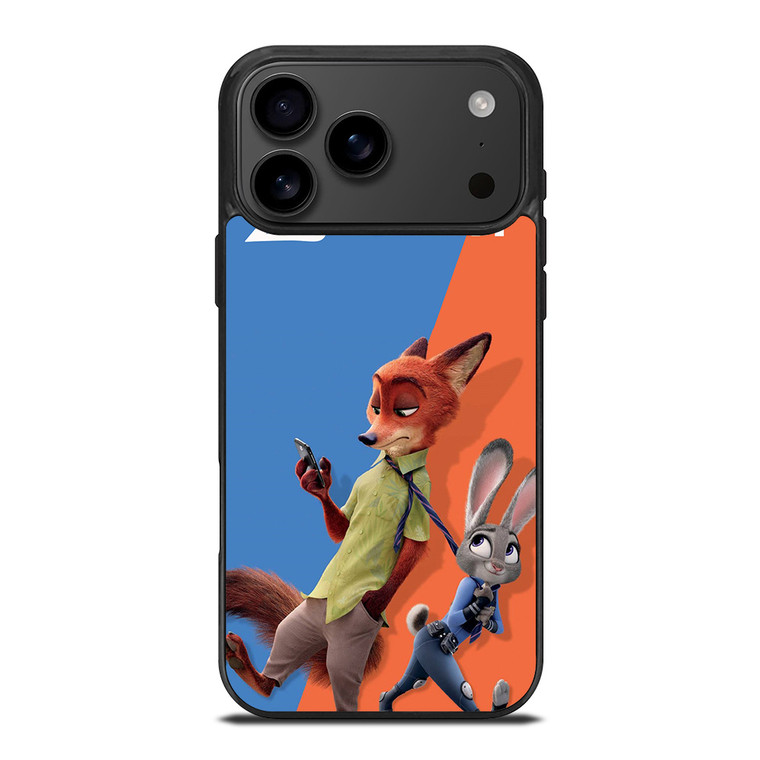 ZOOTOPIA NICK AND JUDY DISNEY iPhone 17 Pro Max Case Cover ZOOTOPIA NICK AND JUDY DISNEY iPhone 17 Pro Max Case Cover