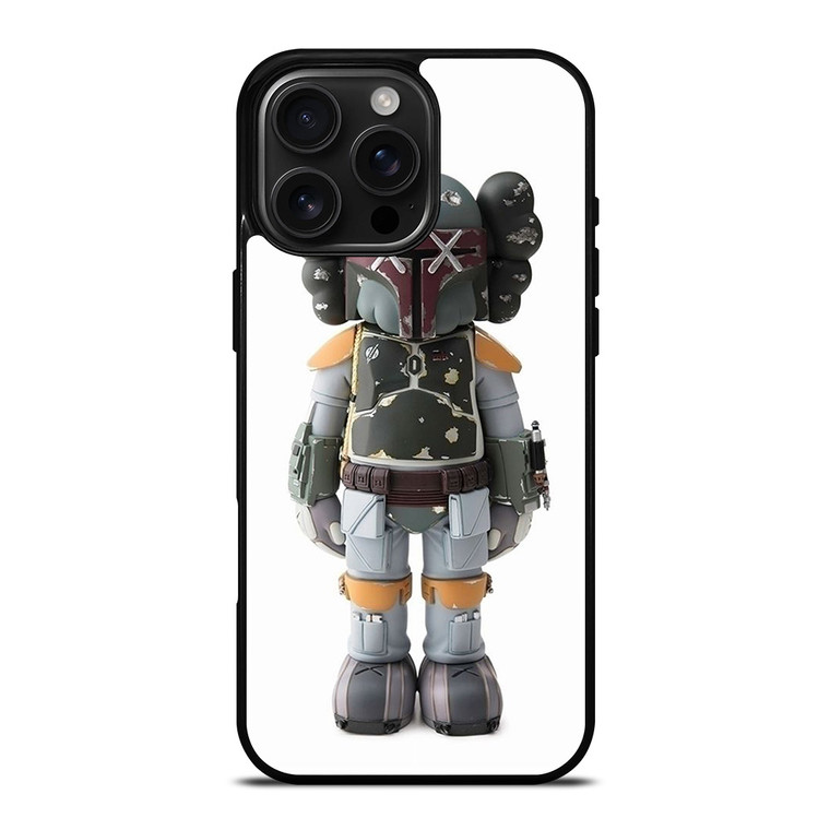 KAWS BOBA FETT STAR WARS iPhone 16 Pro Max Case Cover