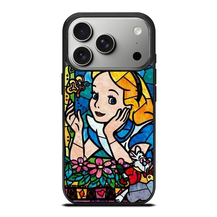 ALICE IN WONDERLAND GLASS DISNEY iPhone 17 Pro Case Cover ALICE IN WONDERLAND GLASS DISNEY iPhone 17 Pro Case Cover