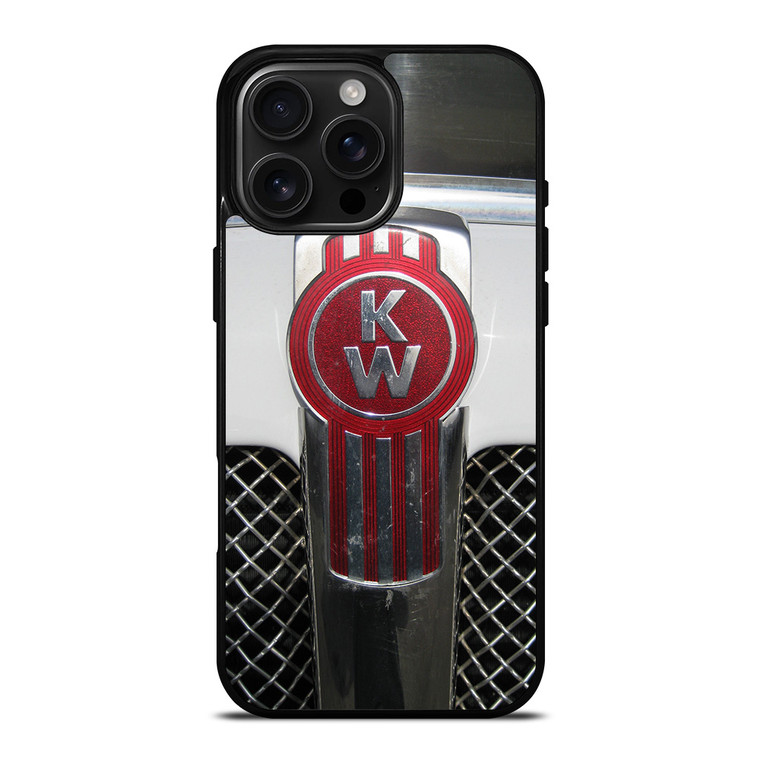 KENWORTH TRUCK LOGO GRAY iPhone 16 Pro Max Case Cover
