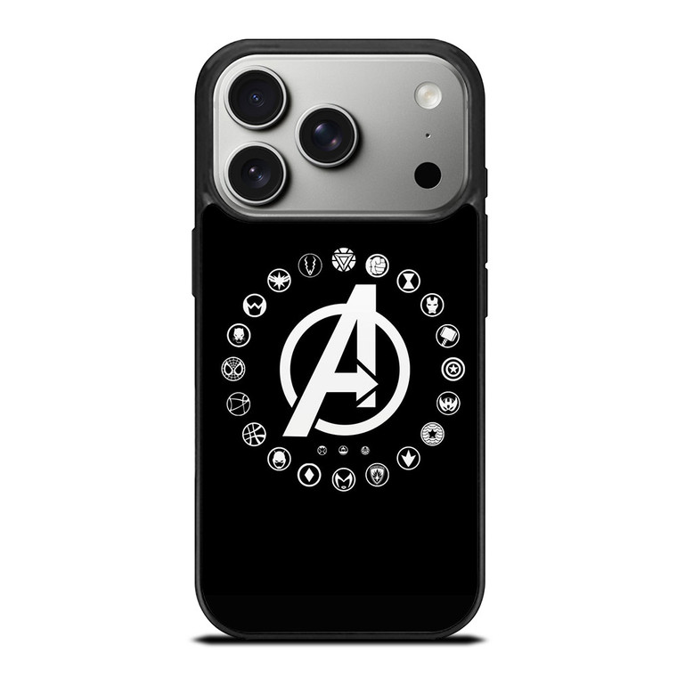 AVENGERS ENDGAME SUPERHERO ICON iPhone 17 Pro Case Cover