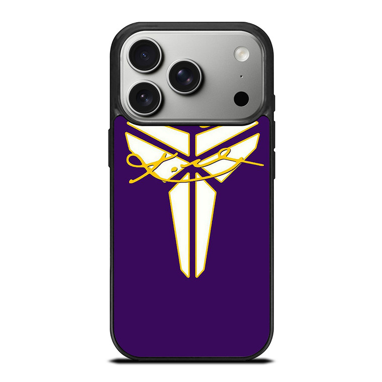 BLACK MAMBA LOGO KOBE BRYANT SIGNATURE iPhone 17 Pro Case Cover BLACK MAMBA LOGO KOBE BRYANT SIGNATURE iPhone 17 Pro Case Cover