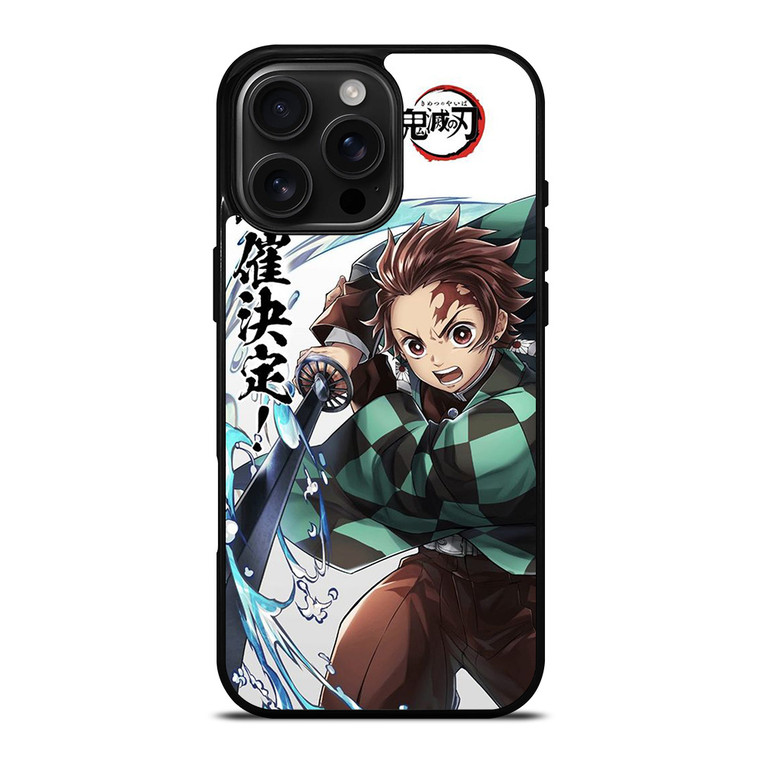 KIMETSU NO YAIBA DEMON SLAYER TANJIRO KAMADO FIRE WATER iPhone 16 Pro Max Case Cover KIMETSU NO YAIBA DEMON SLAYER TANJIRO KAMADO FIRE WATER iPhone 16 Pro Max Case Cover