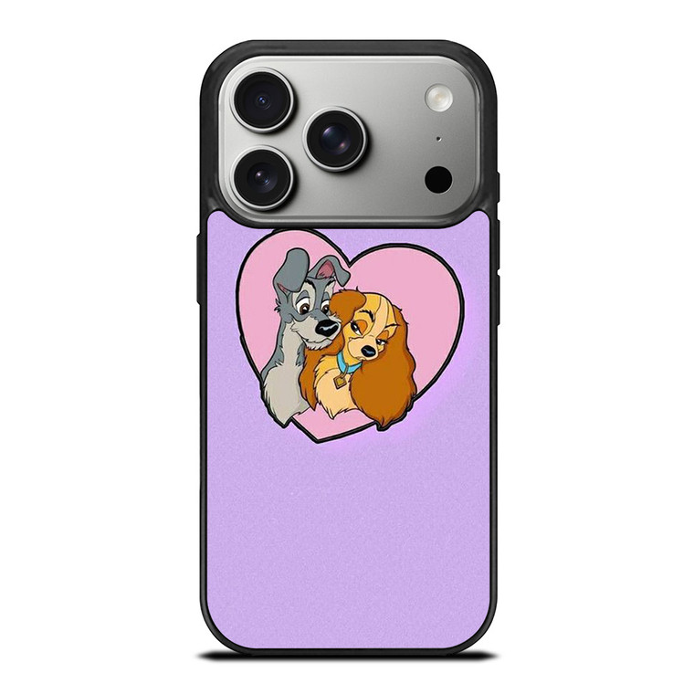 CARTOON LADY AND THE TRAMP DISNEY IN LOVE iPhone 17 Pro Case Cover