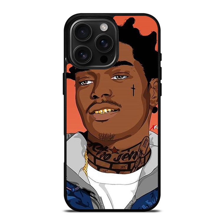 KODAK BLACK CARTOON 2 iPhone 16 Pro Max Case Cover