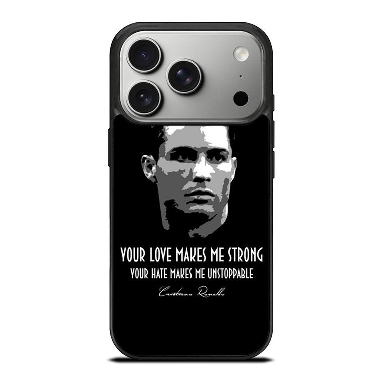 CRISTIANO RONALDO CR7 QUOTE iPhone 17 Pro Case Cover CRISTIANO RONALDO CR7 QUOTE iPhone 17 Pro Case Cover