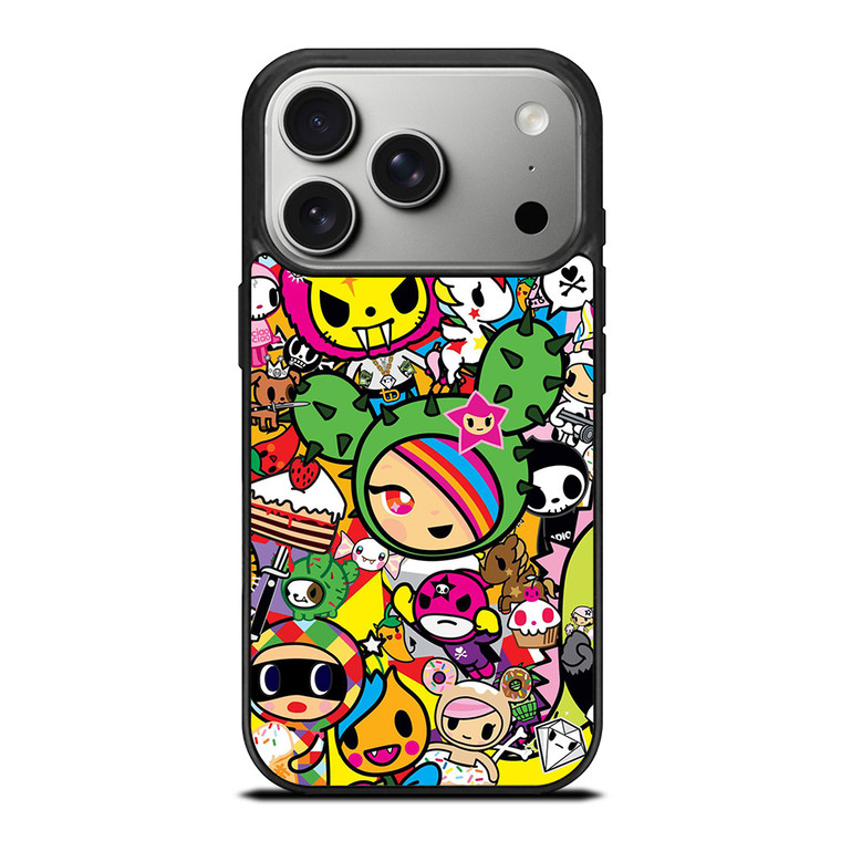 DONUTELLA UNICORNO TOKIDOKI COLLAGE iPhone 17 Pro Case Cover DONUTELLA UNICORNO TOKIDOKI COLLAGE iPhone 17 Pro Case Cover