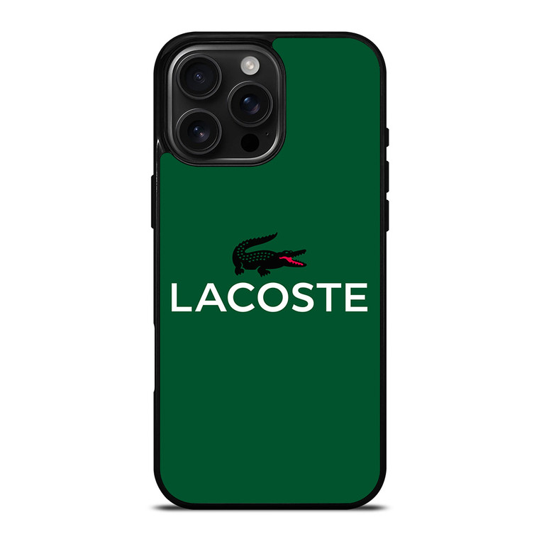 LACOSTE LOGO iPhone 16 Pro Max Case Cover