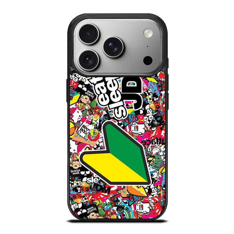 EAT SLEEP JDM iPhone 17 Pro Case Cover