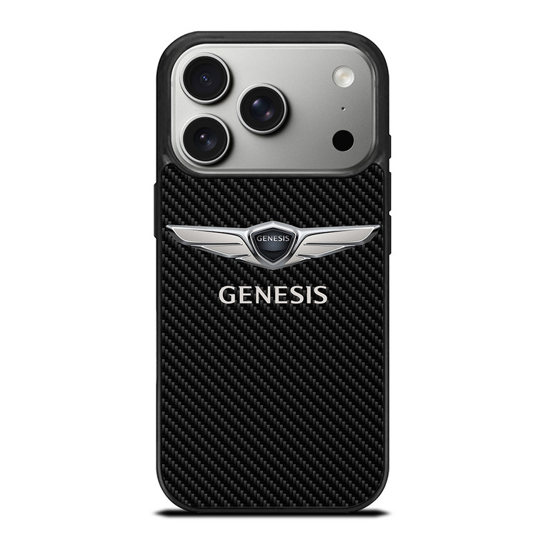 GENESIS CAR LOGO CARBON iPhone 17 Pro Case Cover GENESIS CAR LOGO CARBON iPhone 17 Pro Case Cover