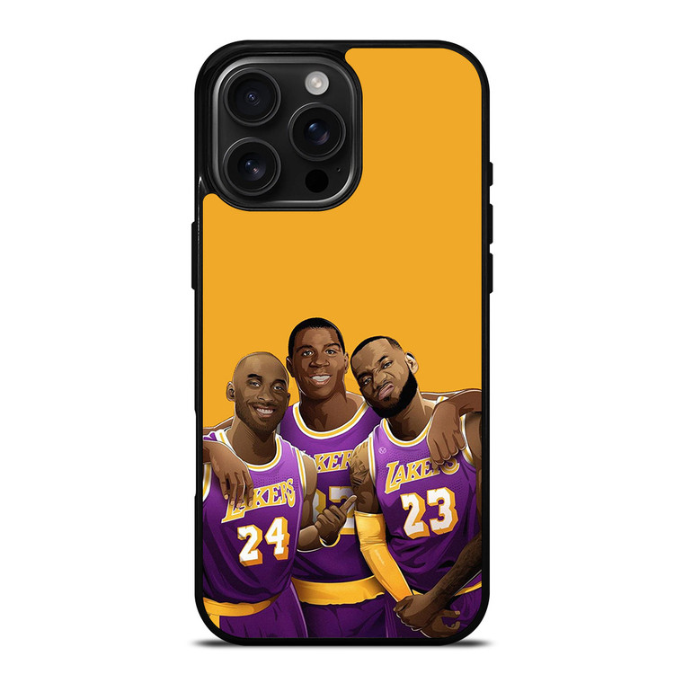 LEGENDS OF LA LAKERS PLAYERS iPhone 16 Pro Max Case Cover LEGENDS OF LA LAKERS PLAYERS iPhone 16 Pro Max Case Cover