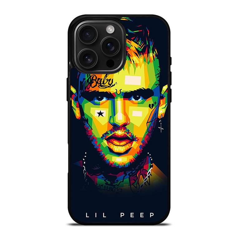 LIL PEEP ART iPhone 16 Pro Max Case Cover