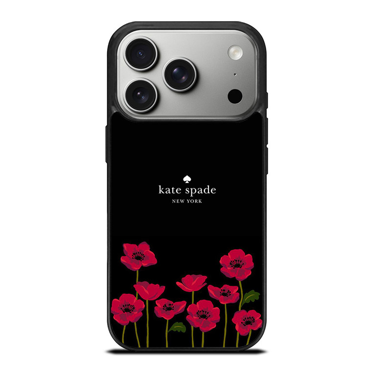 KATE SPADE NEW YORK LOGO ROSES iPhone 17 Pro Case Cover