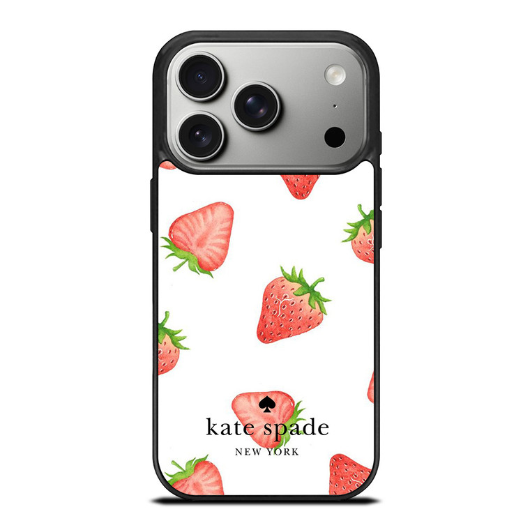 KATE SPADE NEW YORK LOGO STRAWBERRY ICON iPhone 17 Pro Case Cover
