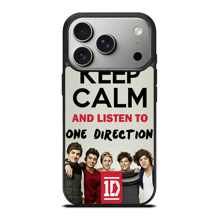 KEEP CALM AND LISTEN TO ONE DIRECTION iPhone 17 Pro Case Cover