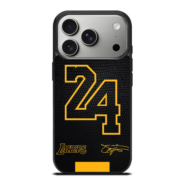 KOBE BRYANT BLACK MAMBA 24 SIGNATURE iPhone 17 Pro Case Cover KOBE BRYANT BLACK MAMBA 24 SIGNATURE iPhone 17 Pro Case Cover