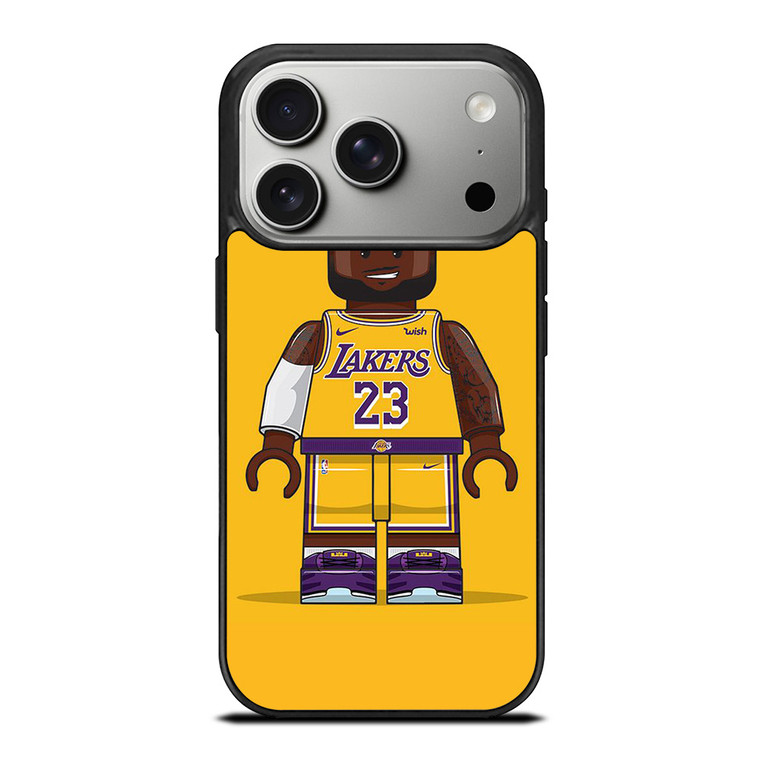 LEBRON JAMES LA LAKERS NBA LEGO BASKETBALL iPhone 17 Pro Case Cover LEBRON JAMES LA LAKERS NBA LEGO BASKETBALL iPhone 17 Pro Case Cover