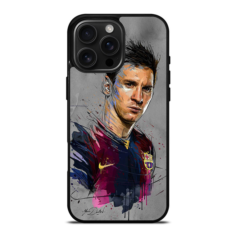 LIONEL MESSI ART iPhone 16 Pro Max Case Cover